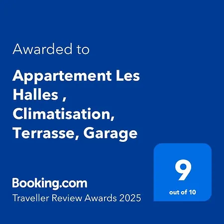 Les Halles , Climatisation, Terrasse, Garage Daire