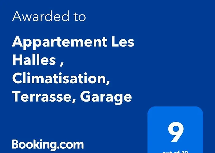 Les Halles , Climatisation, Terrasse, Garage Appartement